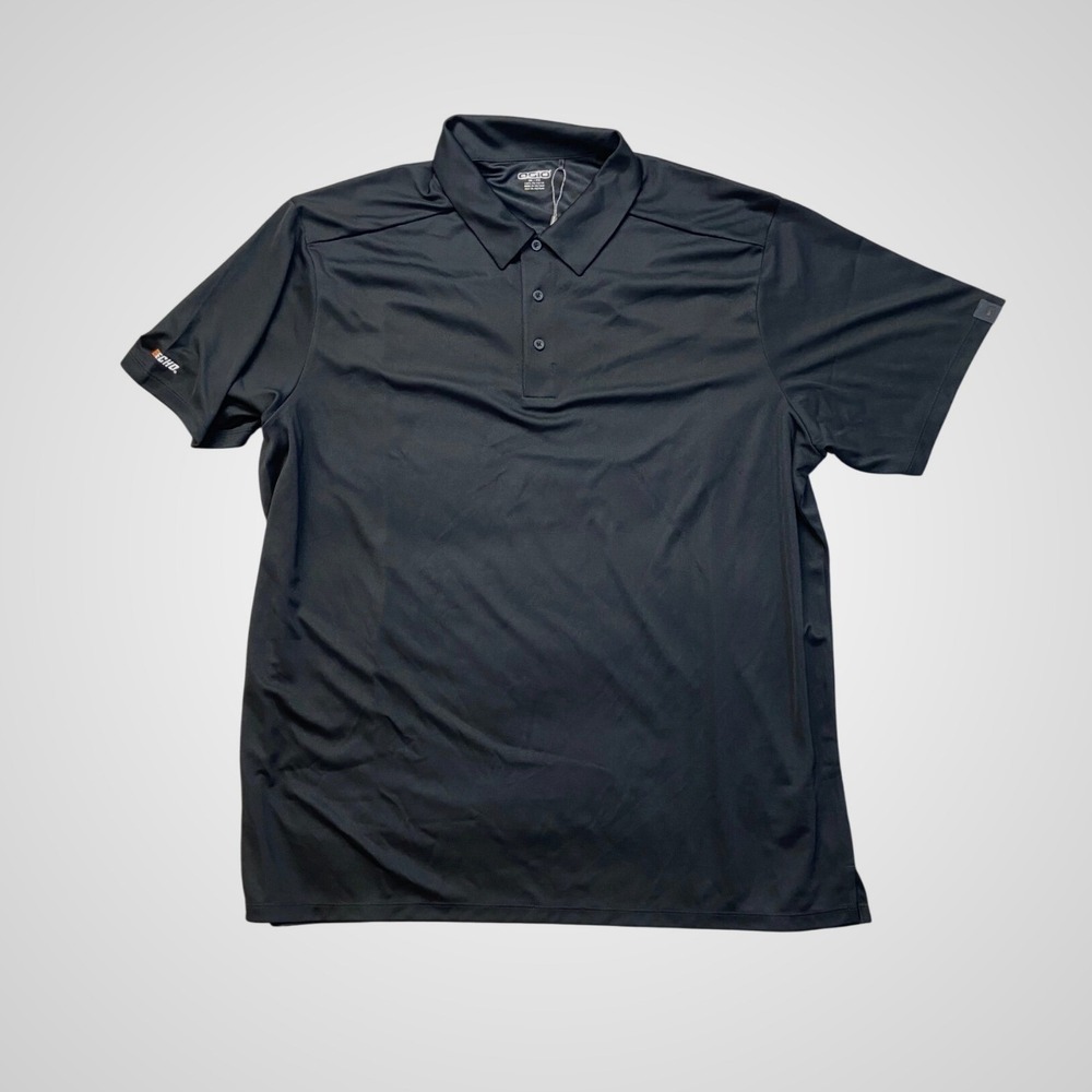 OGIO Polo Shirt Mens XL Black New Performance‎ Short Sleeve Echo Logo OG125